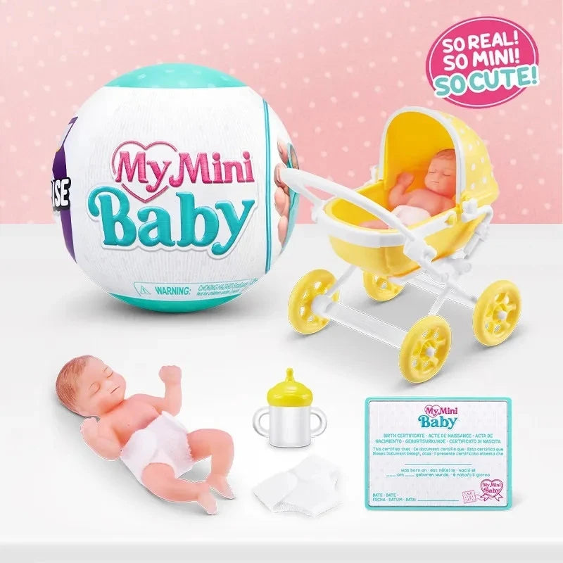 Zuru 5 Surprise My Mini Baby Miniatur-Babypuppen Sammelbares Überraschungs-Ei mit 12 verschiedenen Modellen, auf Lager, Spielzeuggeschenk für Kinder