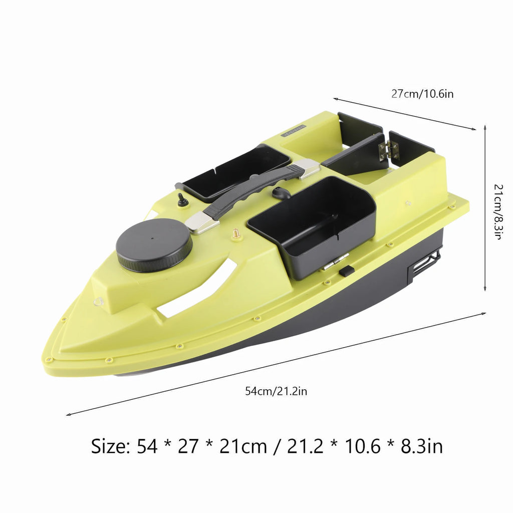 Modernes GPS-Futterboot mit 3 Köderbehältern, 12000mAh kabelloses Futterboot mit automatischer Rückkehrfunktion, verschiedene Stile