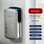 Full New Hand Dryer Induction Hotel Restauran High Speed Jet-type Hand Drying Machine Double-sided hand dryer 220v