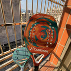 Neuestes hochwertiges Beach-Tennis-Racket aus Carbonfaser, weiche EVA-Oberfläche, Beach-Tennisschläger mit Tasche, leicht