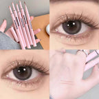 Doppelseitiger Lying Silkworm Eyeliner Pencil Diamond Glitter Matt Aegyosal Pen Aufhellende Creme-Lidschatten-Highlighter-Augen-Make-up