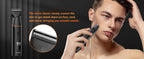 MAXGROOM Manscape Körperhaartrimmer 4 in 1 IPX6 Wasserdicht Intimbereich & Leistengegend Rasierer Elektrisches Pflegeset für Männer Nasen- & Barttrimmer