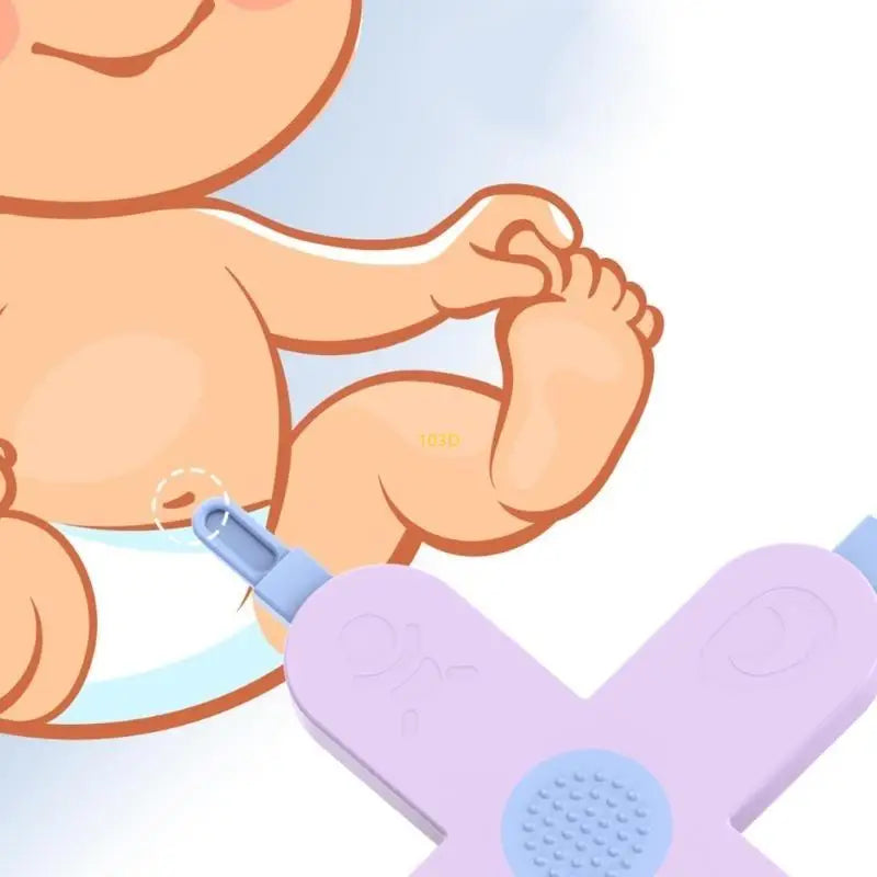Infant Ohren- Nasen- Nabel-Reinigungswerkzeug Kinder Sicherheit Ohrenschmalzentferner Nabelreiniger Nasenhöhlenpflegezubehör 4-in-1 Baby Pflege Gadget