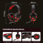 Gaming Kopfhörer 3.5MM Kabelgebunden PC Bass Stereo Gamer Headset Telefon Laptop Kopfhörer Helm Mit Mikrofon Für PS4 Xbox One Switch