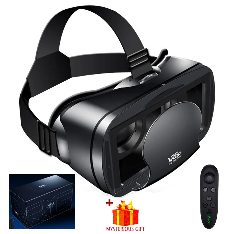 Virtual Reality 3D VR Headset Smart Glasses Helm für Smartphones Handy Mobile 7 Zoll Linsen Fernglas Brille Geräte