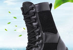 Summer Ultralight   Boots Men Womens Zipper Mesh Breathable Canvas Outdoor Hiking Shoes  Training Work Shoes