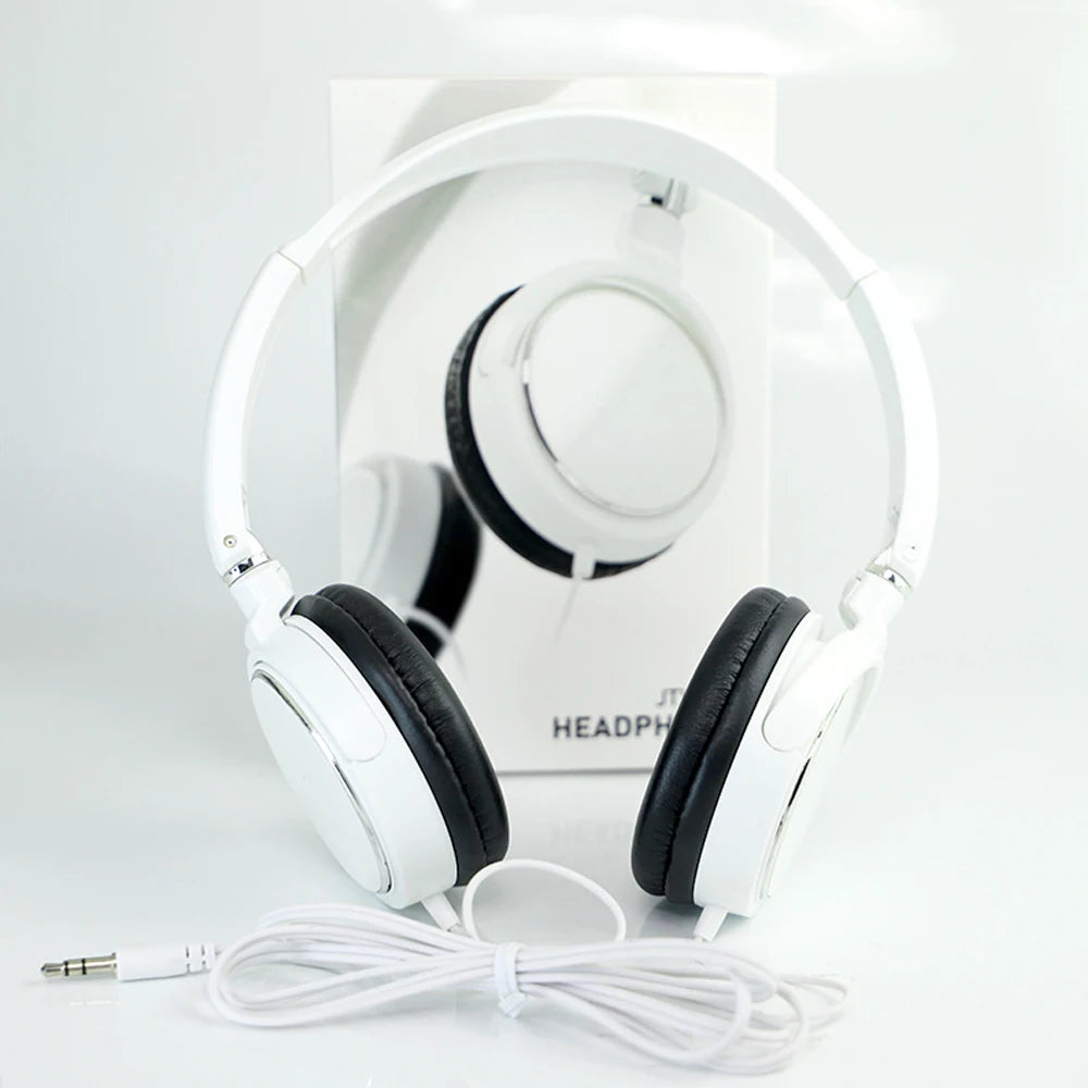 Universeller Kopfhörer Over-Ear Faltbar Kabelgebundene Ohrhörer HiFi-Stereo-Sound Tragbares Headset 3,5-mm-Kopfhörer HiFi-Stereo-Sound