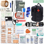 379-teiliges Erste-Hilfe-Set für Zuhause und Büro, tragbare Notfalltasche, rotes Survival-Handgepäck für Outdoor-Aktivitäten, Camping, Jagd, Wandern