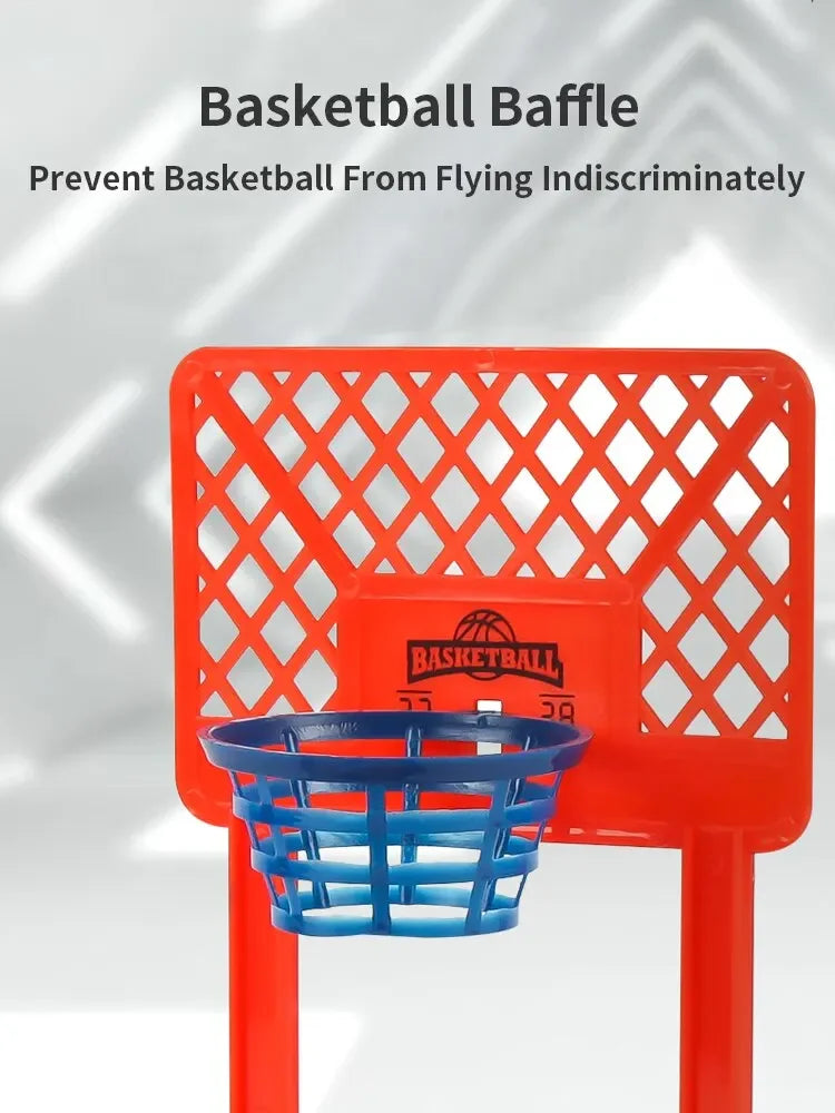 Basketballspiel. Mini-Tischplatte, tragbar für Reisen oder Büro. Spielset für drinnen und draußen. Lustiges Sport-Neuheitenspielzeug oder Geschenk
