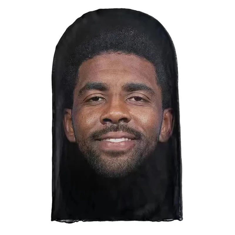 Neue 3D-gedruckte Kanye Maske Drake Elastisches Mesh Vollgesichtsmaske für Unisex Cosplay Kopfbedeckung Party Simulation Sturmhaube Mütze Kopfbedeckung