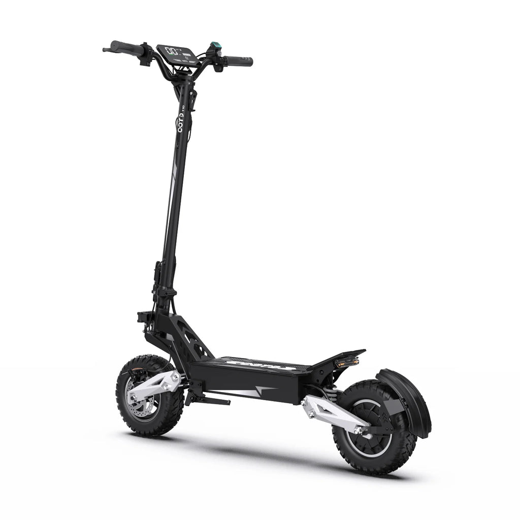 T10 Tragbarer E-Scooter 900W Spitzenleistung 48V 13.5/18 Ah Akku Elektroroller für Erwachsene 11 Zoll Offroad-Reifen Elektroroller