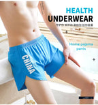 Fashion Locker Herrenunterwäsche 100% Baumwolle Weiche Mittelbund-Boxershorts Atmungsaktive Unterhosen Jungen Große Größen Boxershorts Schlafanzug