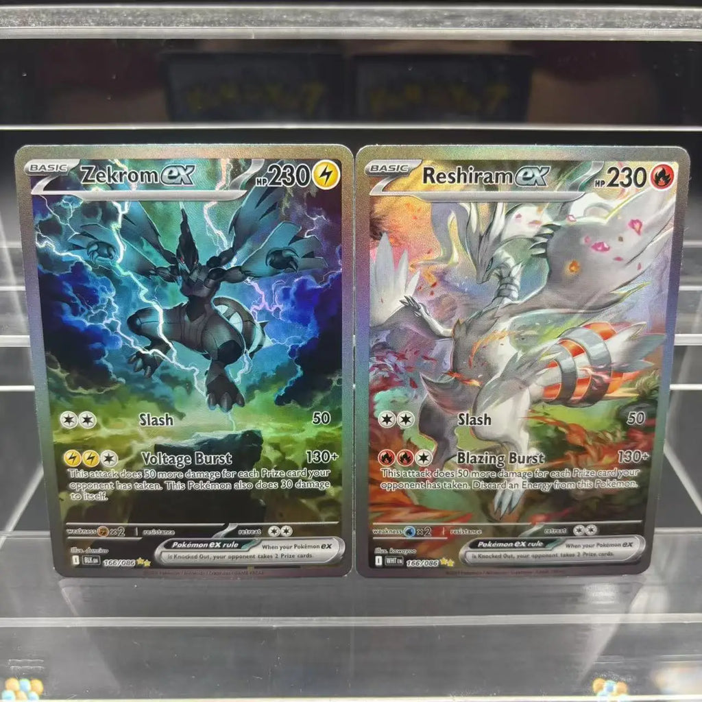 DIY PTCG Sammelkarten Zekrom Reshiram ex Victini Seismitoad Selbstgemachte Einzelkarte Klassisches Spiel Anime Karte Geschenk Spielzeug