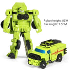 Kinder Spielzeug Mini Verwandlungs-Roboter-Kit Spielzeugmodelle 2-in-1 verformtes Auto Spielzeug Roboter Spielzeug für Kinder Geschenk Actionfigur