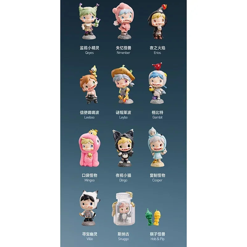 POP MART POLAR Monster Village Serie Blind Box – Süße Anime-Figuren, Ornamente, Überraschungsgeschenkpuppe – Originalspielzeug für Sammler