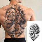 Magic Juice Tinte Wasserdichte Tattoo Aufkleber Große Größe Kräutersaft Temporäre Tattoos Männer Body Art Drache Tiger