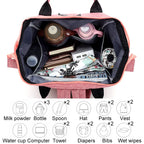 Wickelrucksack Windeltasche Mama Große Kapazität Taschen Mama Baby Multifunktionale Wasserdichte Outdoor Reise Windeltaschen für die Babypflege