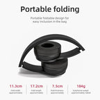 Lenovo Multifunktionaler tragbarer faltbarer kabelloser Bluetooth 5.0 Kopfhörer Für Bluetooth-Verbindung Kabelgebundene Verbindung