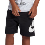 Nike genuine summer children's retro sports logo printed straight leg shorts HA5017-023