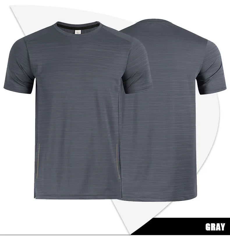 Muskel-Training Kompressions-T-Shirt Herren Laufen Dry Fit T-Shirt Uni Farbe Übergröße Gym Herren T-Shirts Sport Herren Oberteile Sweatshirt
