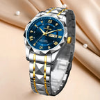 BANGWEI Elegante Luxus Quarz Damenuhr Mode Klassisch Einfach Edelstahluhren Automatisches Datum Wasserdicht Diamant Damen Armbanduhr