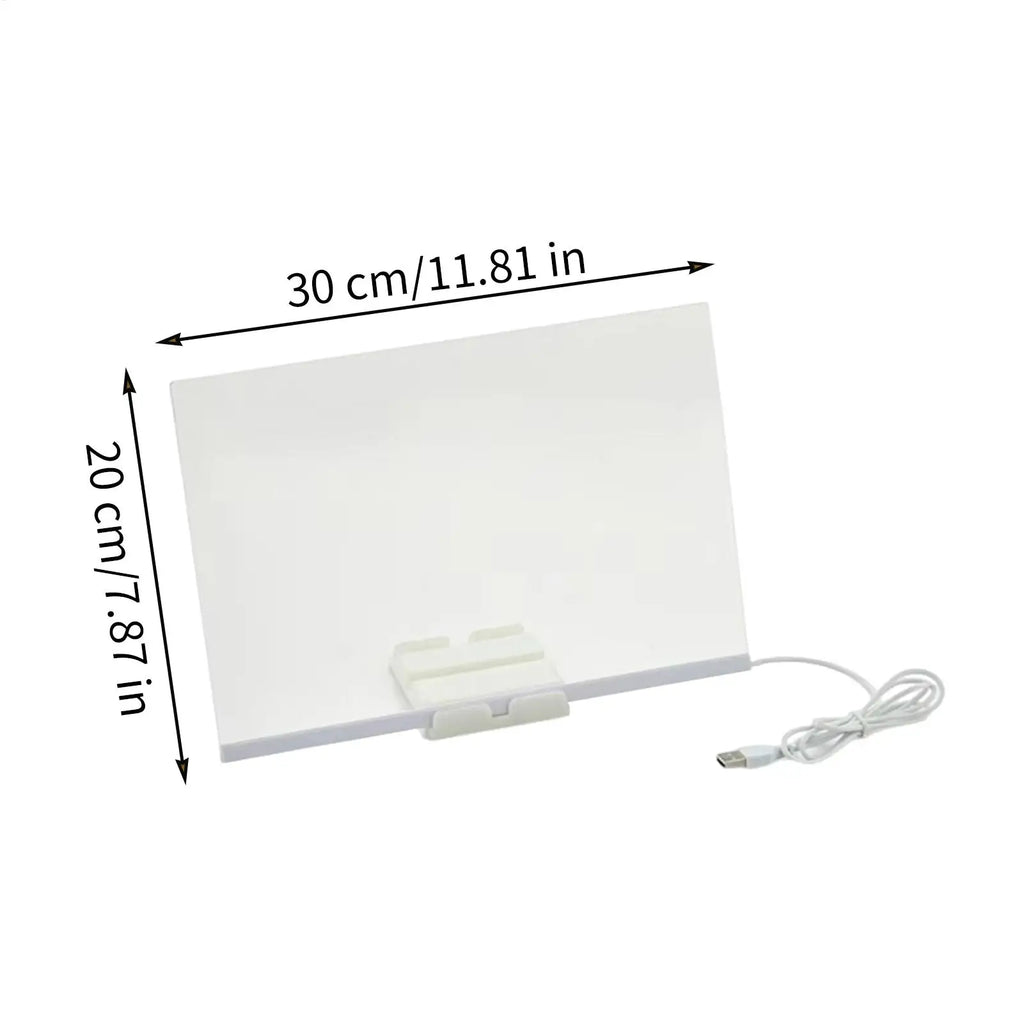 LED-Zeichentafel Kleinkind-Maltablett Lernspielzeug für Kleinkinder Tragbares Zeichentool für Schule, Zuhause, Reisen