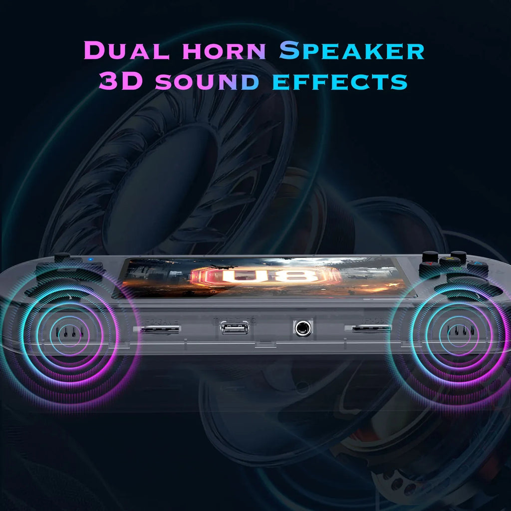 U8 Retro Handheld Spielekonsole Linux System 4.0 Zoll IPS Bildschirm R35s Pro Tragbarer Taschen-Videospieler