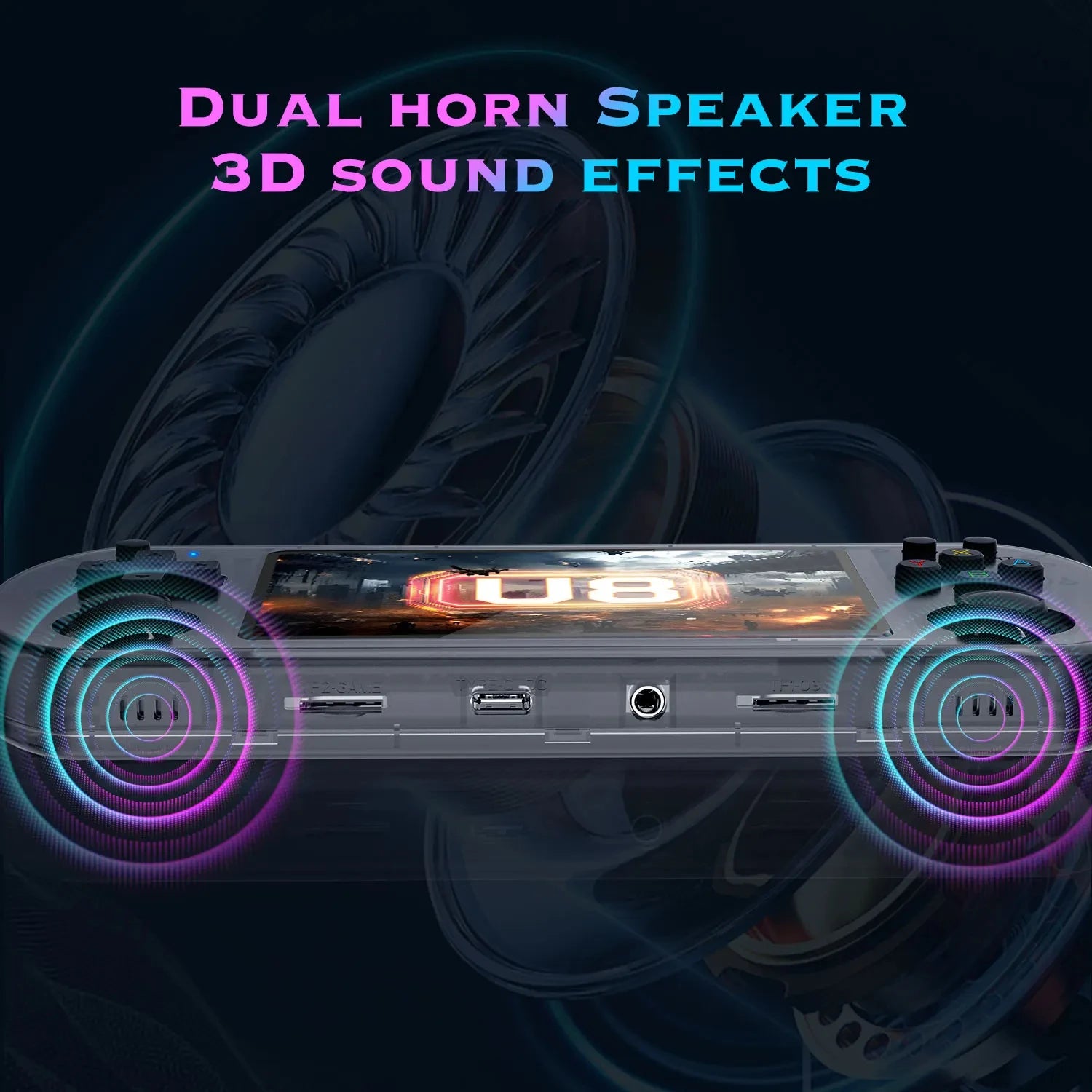 U8 Retro Handheld Spielekonsole Linux System 4.0 Zoll IPS Bildschirm R35s Pro Tragbarer Taschen-Videospieler