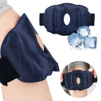Nylon Gel Knie-Kühlpack Wiederverwendbarer Knie Kalt- und Warm-Kompressen Gelpack zur Knieentlastung und -entspannung Fußpflege-Zubehör