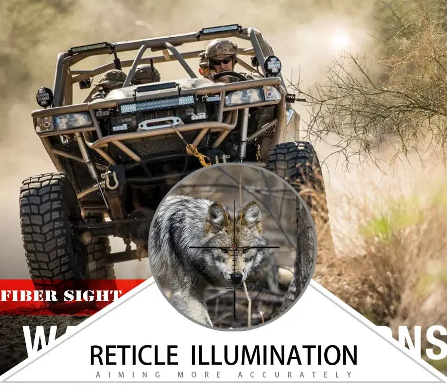 1-4x variables Zielfernrohr mit Mini-Rotpunktvisier Red Dot Sight Jagdvisiere