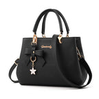 Neue koreanische Version trendige Herbst- und Winter-Schleifen-Damenhandtasche tragbare Umhängetasche Killer Bag Muttertasche großes Fassungsvermögen