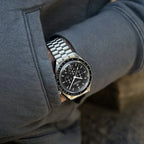Neue PAGANI DESIGN Moon Men Uhr Retro-Luxus-Quarzuhren für Herren Edelstahl Sport wasserdicht Chronograph Herren+Mit BOX