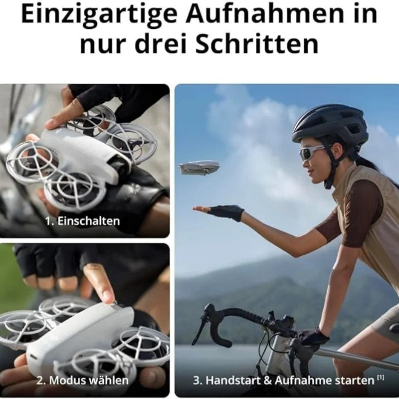 Globale Version DJI Neo Drohne Flugkamera Drohne/Combo 4K Stabilisiertes Video Tragbare Vollabdeckung Propellerschutz