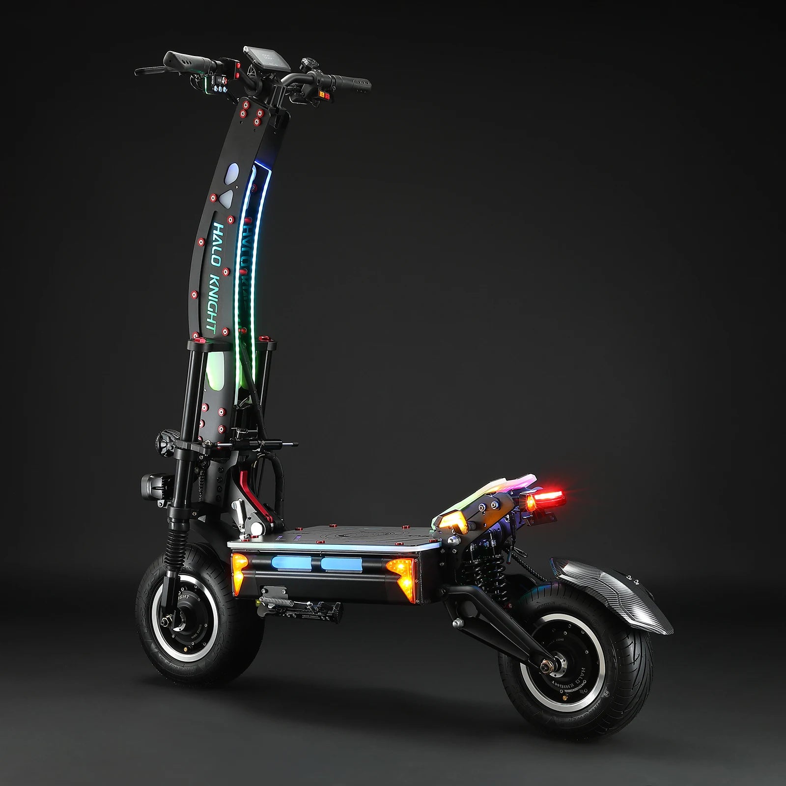HALO KNIGHT T107Max 72V 8000W Elektroroller für Erwachsene, schnell, 120km/h, Leistungsstarker Doppelmotor, E-Scooter, Top E-Scooter