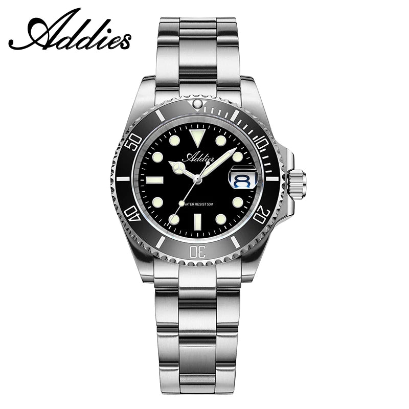 ADDIES Luxus Damenarmbanduhren Elegant Klassische 36mm Business Damenuhr BGW9 Leuchtend Wasserdicht Edelstahl Quarz Damenuhren