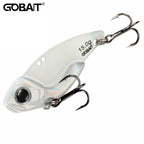 Metall Jig VIB Köder 7g 10g 15g Löffel Spinner Laserlackierung Angelgerät Drillinge Swimbait Pesca Bait Spinnerbait VIBRATION