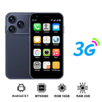 SERVO 18SE MINI Kleines Android Smartphone 3G WCDMA Dual SIM-Karte 2GB+16GB Play Store Wi-Fi Gesichtserkennung 3.0 Zoll Mini Smartphones