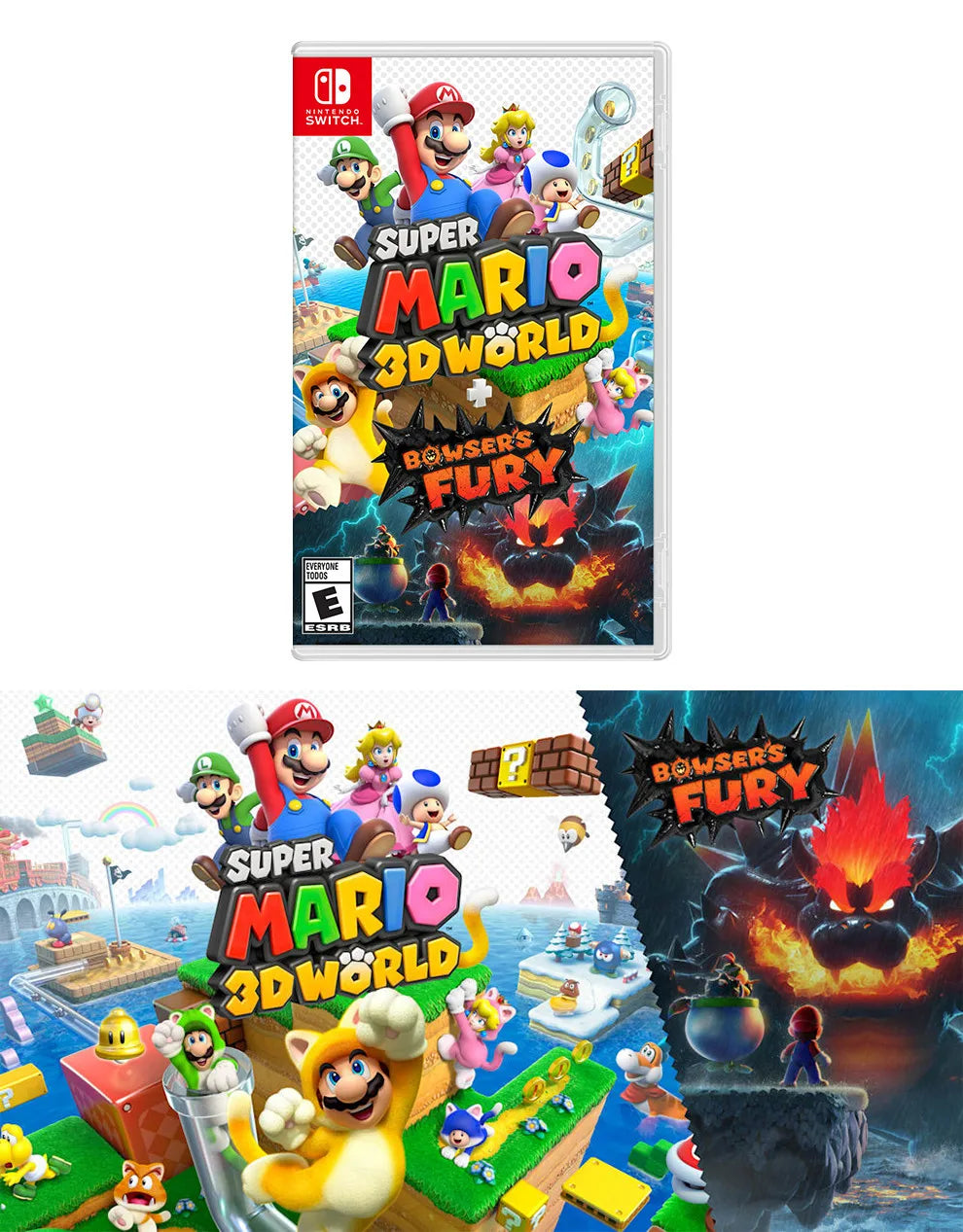 Super Mario 3D World Bowsers Fury - Nintendo Switch Game Deals Spiele-Cartridge Physische Karte unterstützt TV-Tisch-Handheld-Spiel