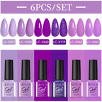LILYCUTE Nagelgel-Politur-Set, Rosa Grün, Frühling, DIY-Nagelkunst-Design, lang anhaltend, Soak Off UV Gel, Maniküre, Malgel, Vernis-Kit