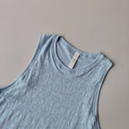 Neue ärmellose Pilates-Sportbluse für Damen, sommerliche, dünne Weste, Fitness, schnelltrocknende, ärmellose Yoga-Shirts, Oberteil, lockerer Anzug