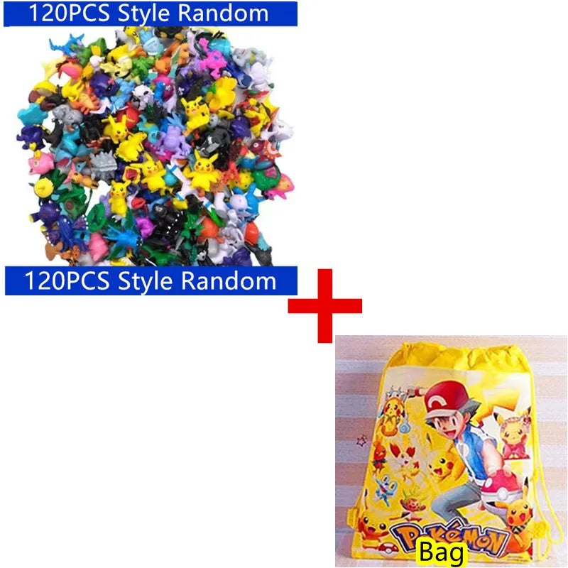 144 Anime Stil Actionfigur Modell Pokémon Figur Spielzeug Ornament Dekoration Sammlerstücke Spielzeug für Kinder Weihnachtsgeschenk