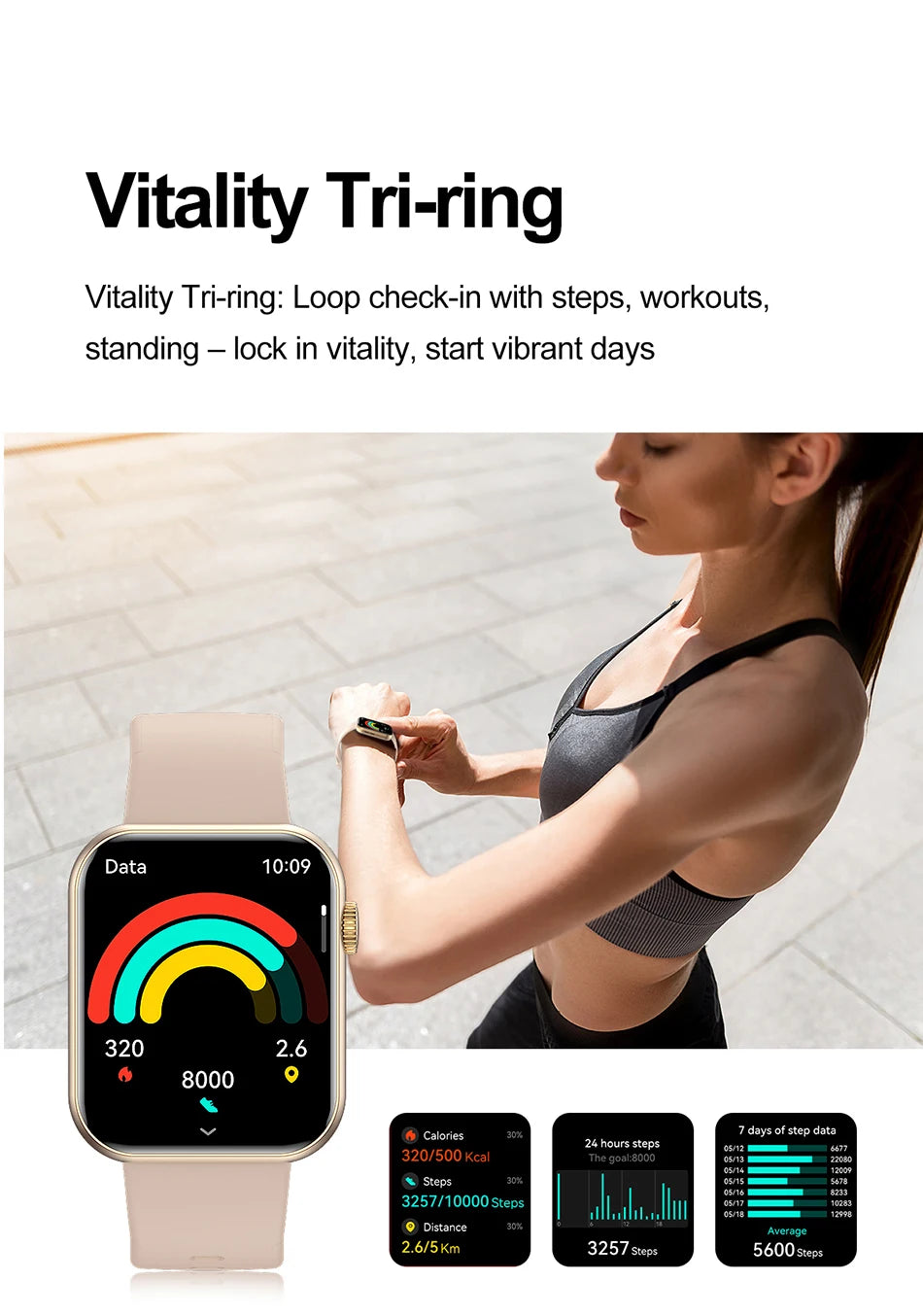 2025 Neue Sport Smartwatch Herren Full Touchscreen Herzfrequenz Bluetooth Anruf 1,9 Zoll KI-Sprache IP68 Wasserdichte Smartwatch Damen