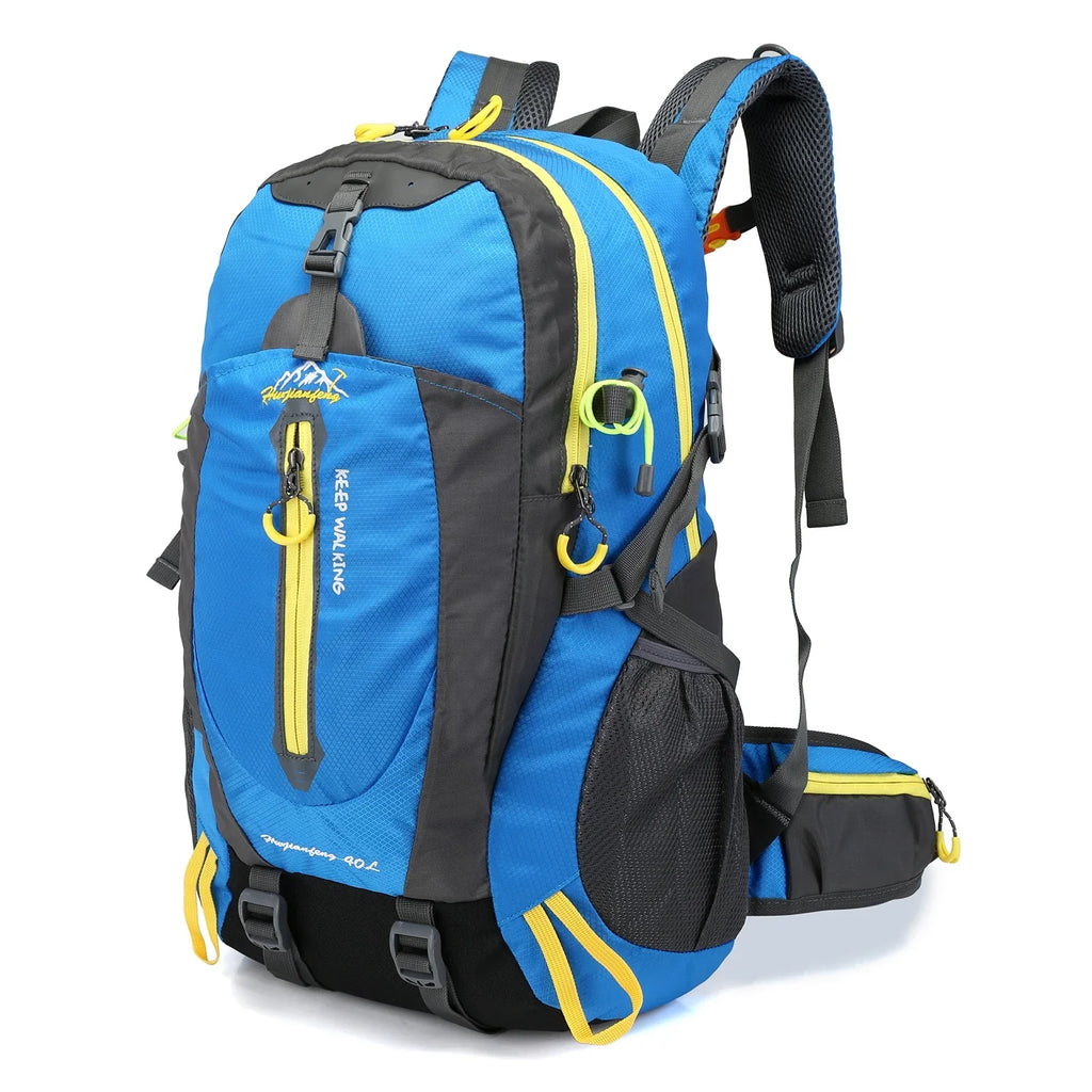 40L Wasserabweisender Reise-Rucksack Camping Wander Laptop Daypack Trekking Klettern Rucksäcke für Herren Damen Wanderausrüstung