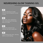 Bräunungsgel Instant Bronzer Selbstbräunungs-Mousse Feuchtigkeitsspendender natürlicher Glow Sonnengeküsste, aufbaubare Farbe Pflegend Feuchtigkeitsspendend 250ml