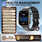 2026 Neue Gesundheits-Smartwatch Lasertherapie Reduziert Drei Hochs Blutsauerstoff Blutdruck Harnsäure Blutfette EKG-Smartwatch Für Herren