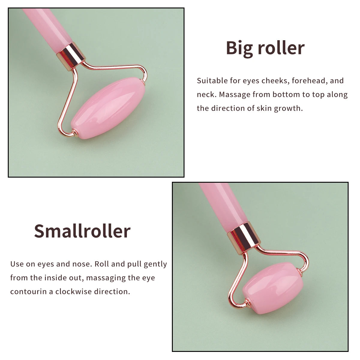 Doppelkinn-Reduzierer Massageroller Gua Sha Gesichtsroller Gesichtsroller Hautpflege-Tools Harz Gesichtsmassage für Gesicht, Augen, Hals