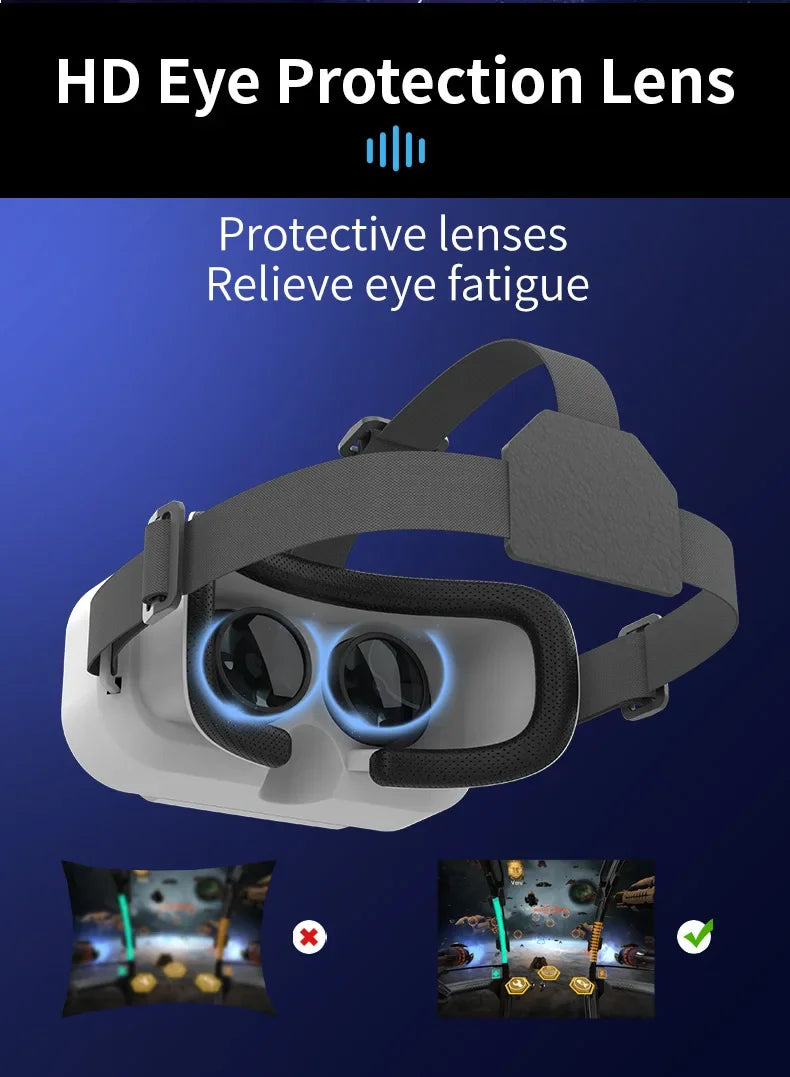 Shinecon 3D VR Brille Virtual Reality Viar Goggles Headset Geräte Smart Helm Linsen für Handy Mobil Smartphones Viewer