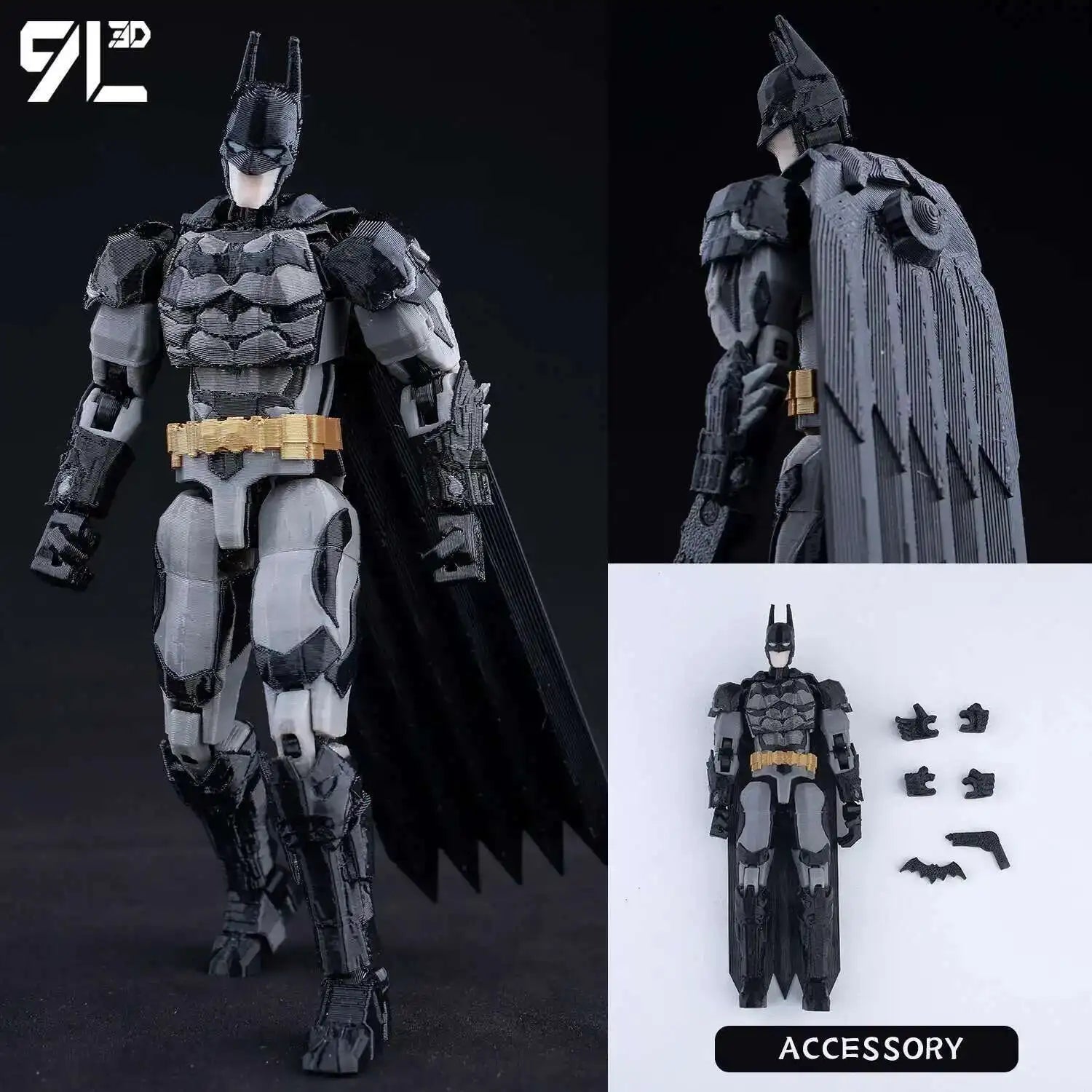 9L3D Gedruckte Deadpool Wolverine Batman Spider-Man Venom Actionfiguren Dummy13 Lucky13 T13 Anime Modell Spielzeug Sammlerstücke Geschenke
