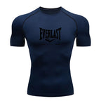 Neues Kompressions-Lauf-T-Shirt für Herren, Kurzarm, Fitnessstudio, Training, Sportbekleidung ZY00139