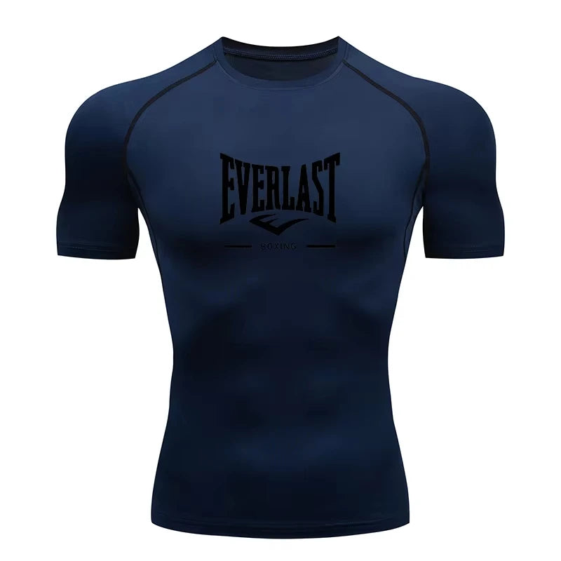 Neues Kompressions-Lauf-T-Shirt für Herren, Kurzarm, Fitnessstudio, Training, Sportbekleidung ZY00139